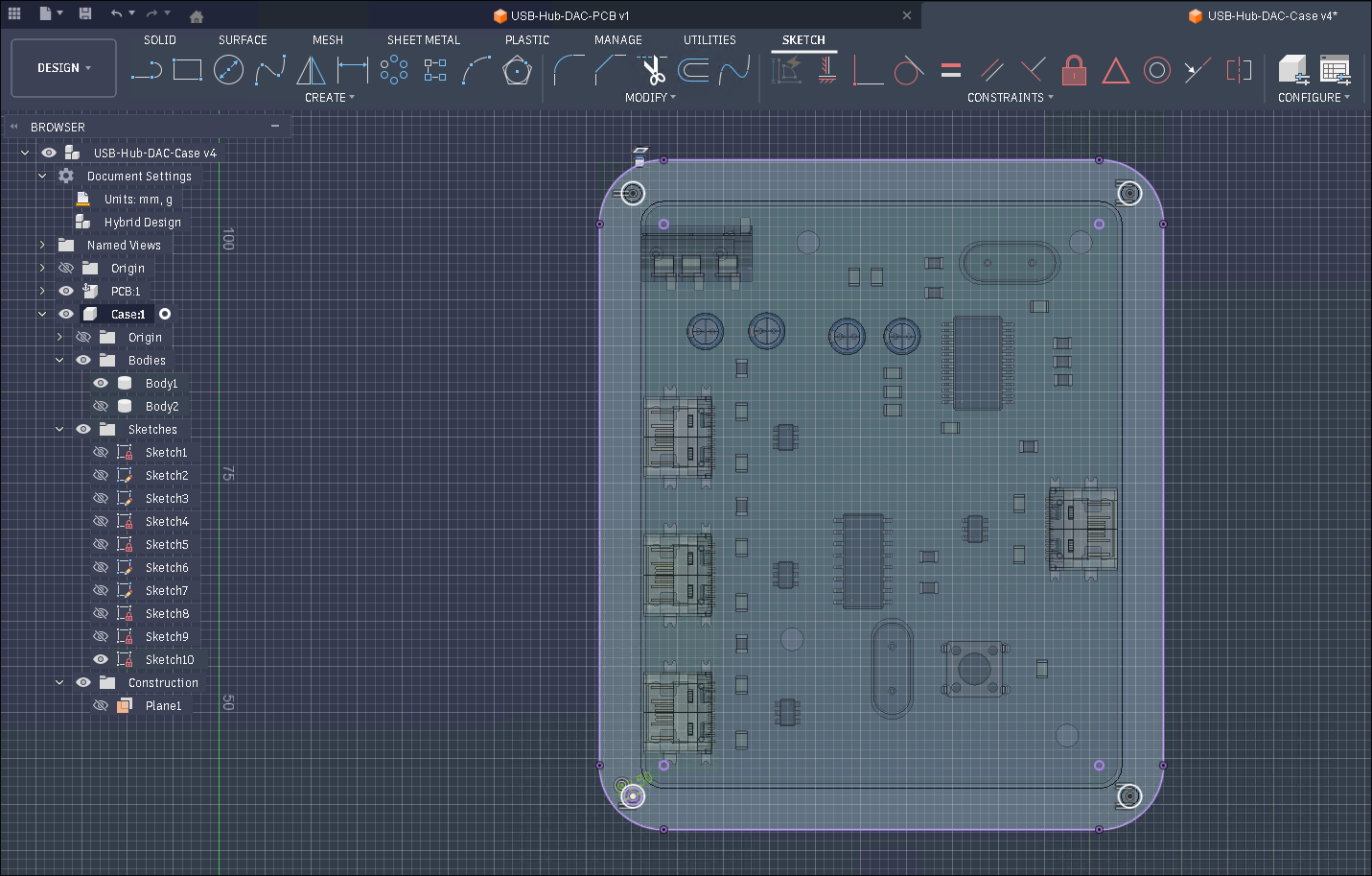 base sketch