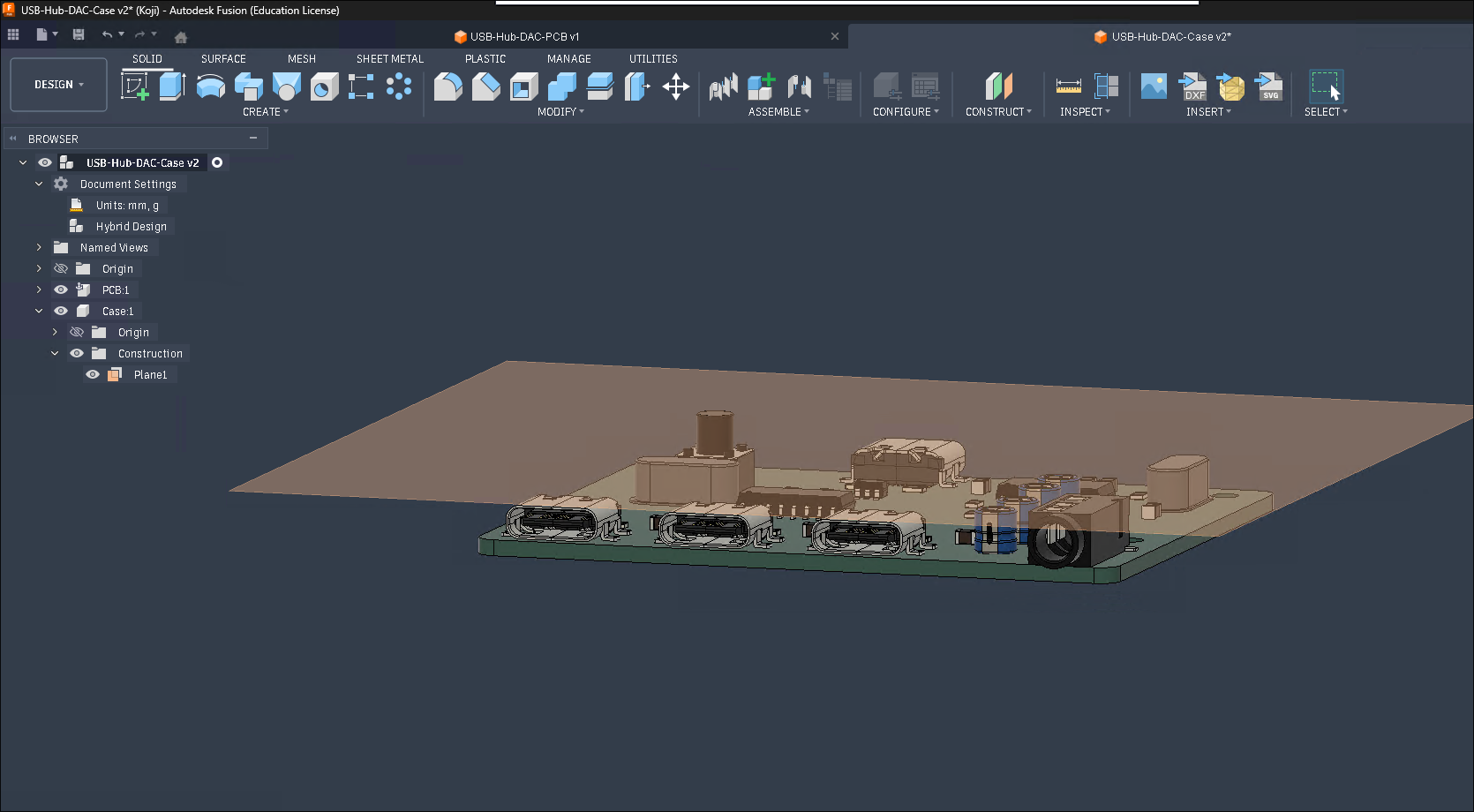 offset plane